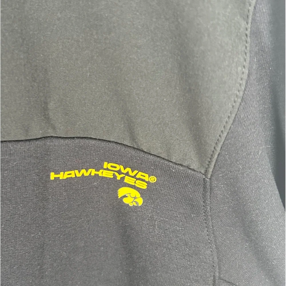 Nike Iowa Hawkeyes Dri-FIT Half Zip Pullover Black Gold Mens XXL DC5596-010